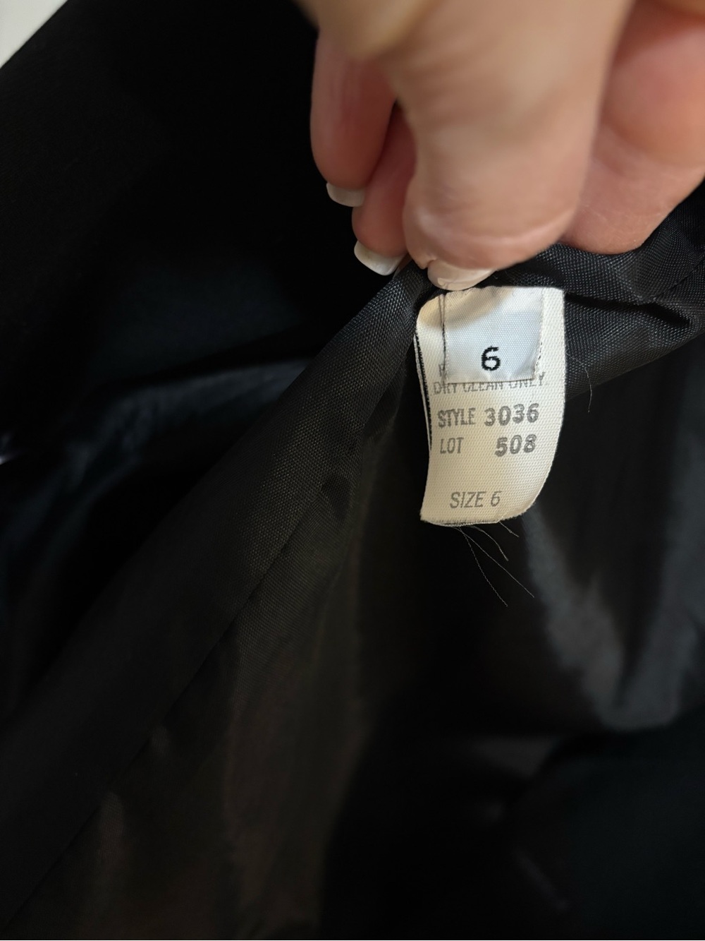Stanley Black Double-Breasted Suit Jacket - Picture 5 of 6